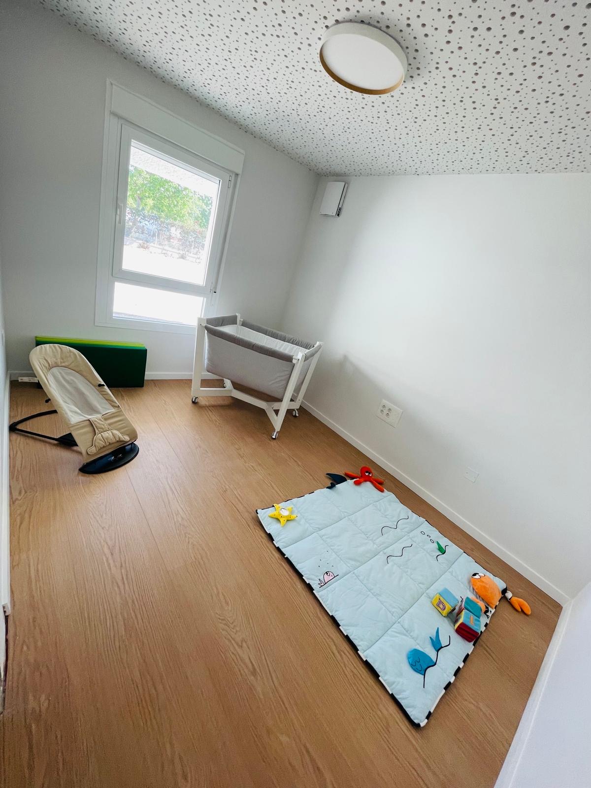 Aula de descanso para las niñas y los niños